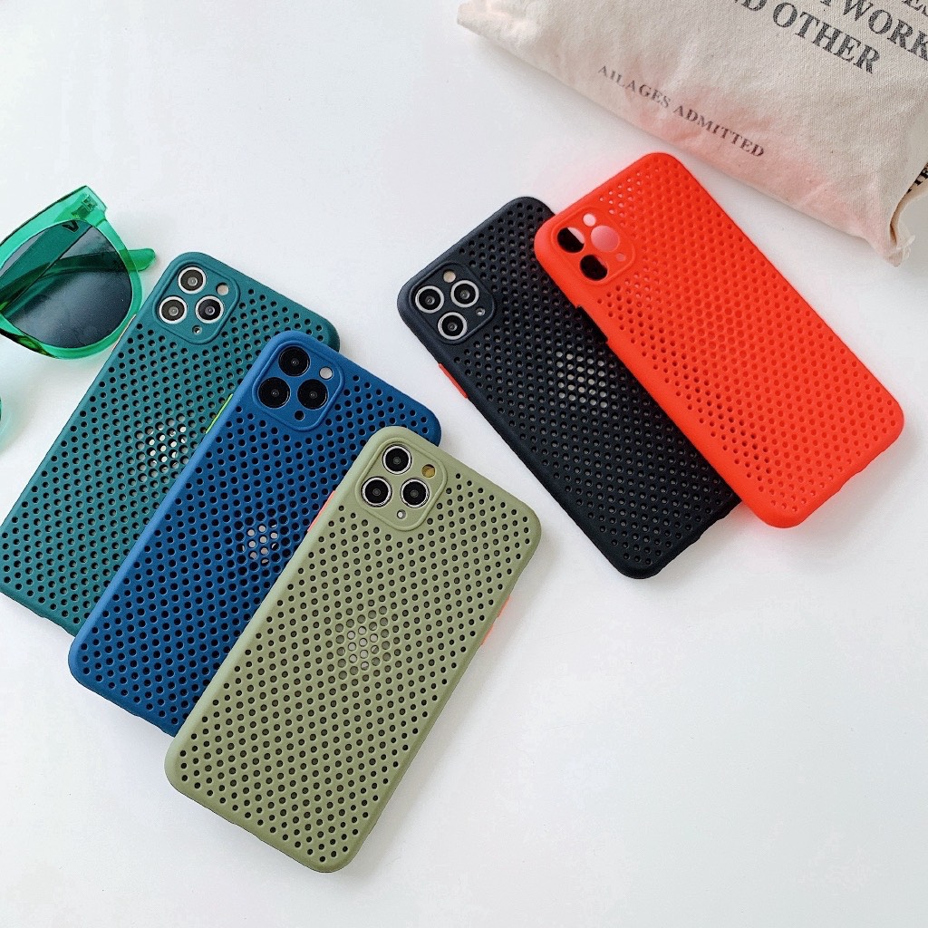 Ốp tản nhiệt chống bám bẩn full 6 màu cho iphone 6 đến 11 pro max