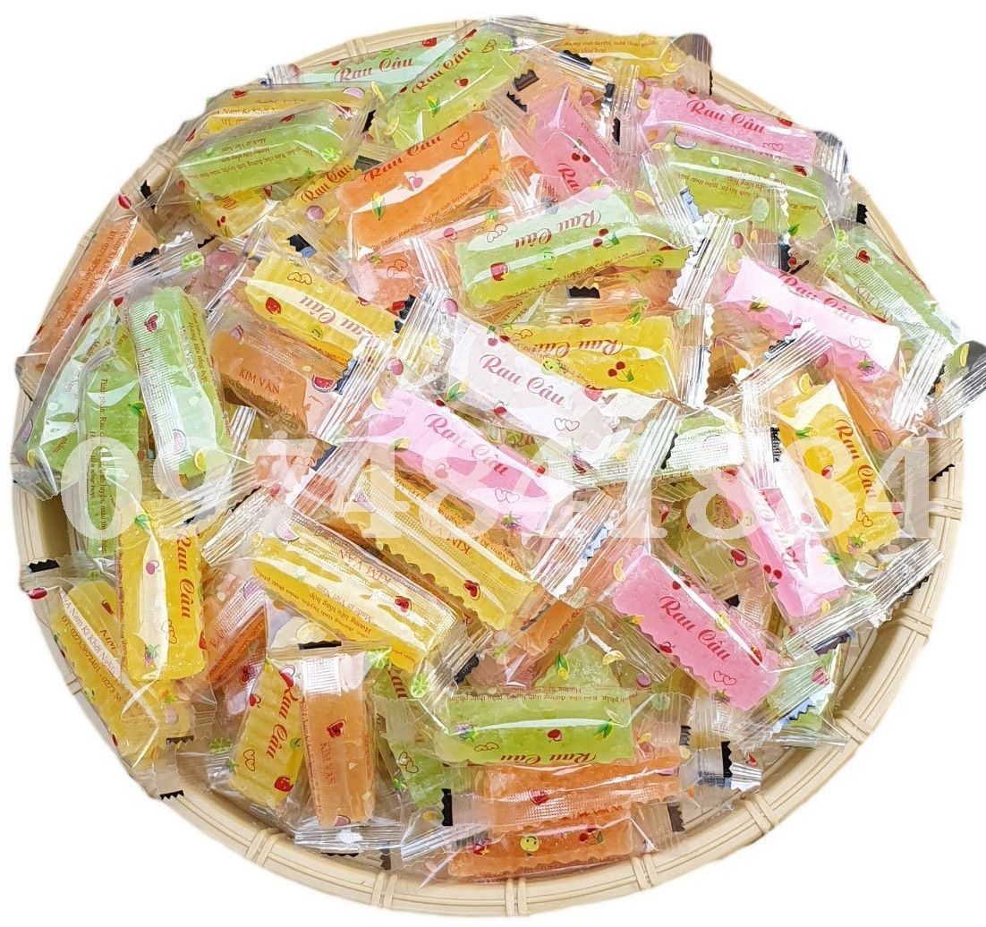 MỨT RAU CÂU TRÁI CÂY 250G/ 500G/ 1KG - mứt tết - bánh kẹo đồ ăn vặt - bánh kẹo tết