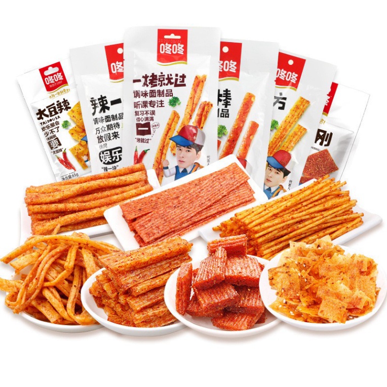 Que Cay Dongdong 80gr Tẩm Vị Ăn Liền , Tăm cay Trung Quốc dongdong siêu ngon.