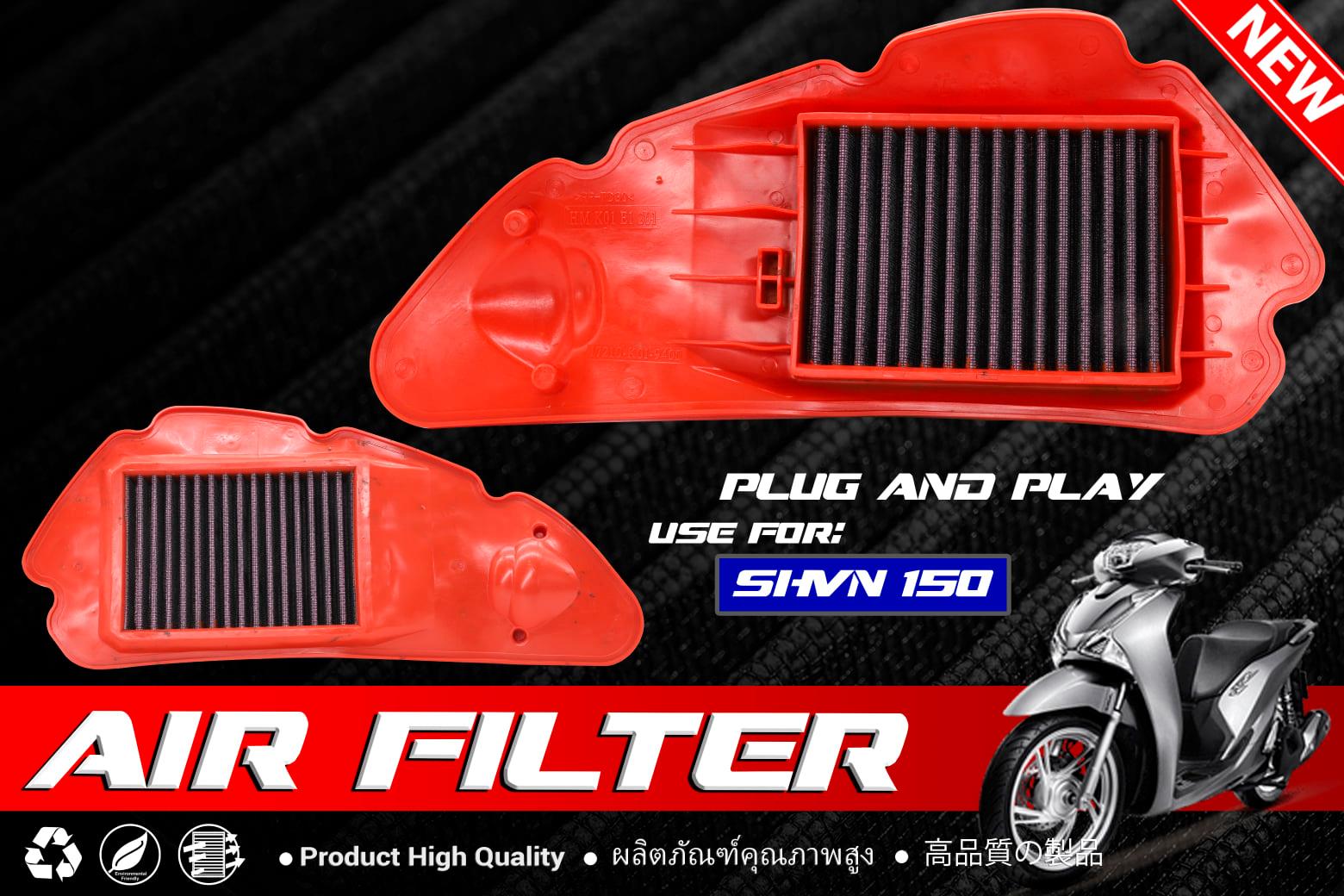 Lọc gió tăng tốc shvn 150 / sh ý /shvn2020 - dylan - @ sh300 / sh350 sum racing