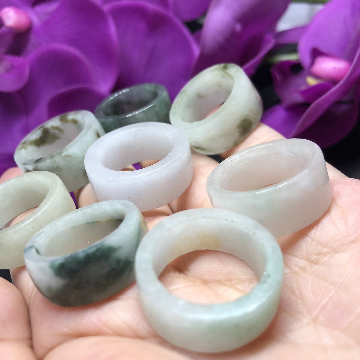 NHẪN CÀN LONG NGỌC CẨM THẠCH (Jadeite)- NCT011 - Ngọc Đá Quý NBA