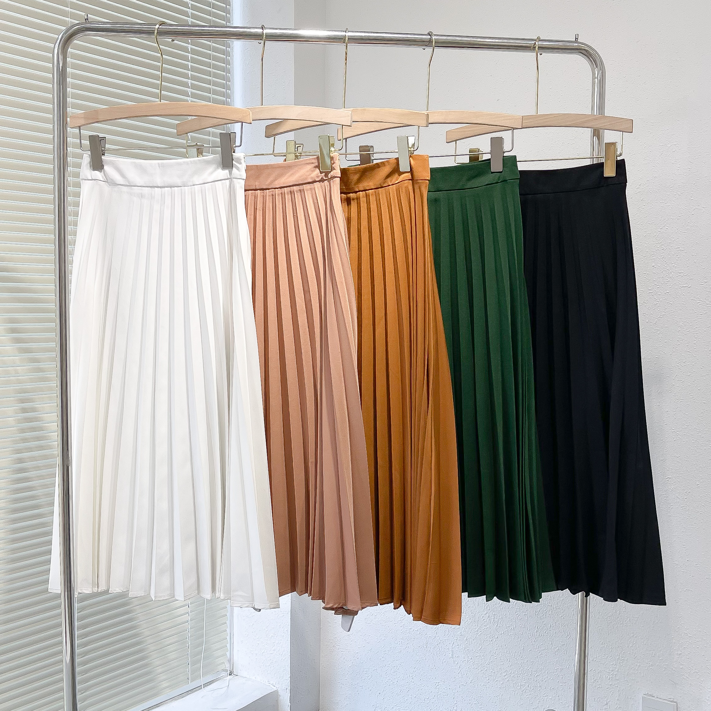 Váy xếp ly dài t620 , peace house clothing