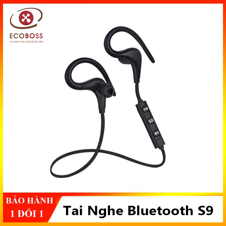 Tai nghe Bluetooth Đàm Thoại Headset Sport S9 - Tai nghe nhét tai + Tặng kèm dây sạc - Tai nghe Bluetooth, Tai nghe không dây, Tai nghe nhét tai không dây, Tai nghe Bluetooth không dây, tai nghe thể thao - Eco Boss SG
