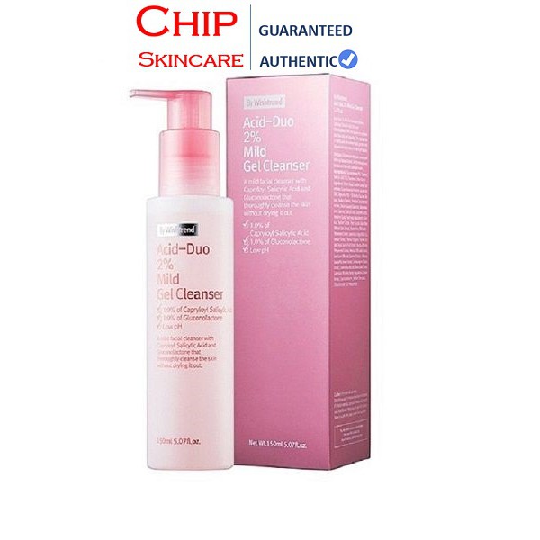Sữa rửa mặt By Wishtrend Acid Duo 2% Mild Gel Cleanser