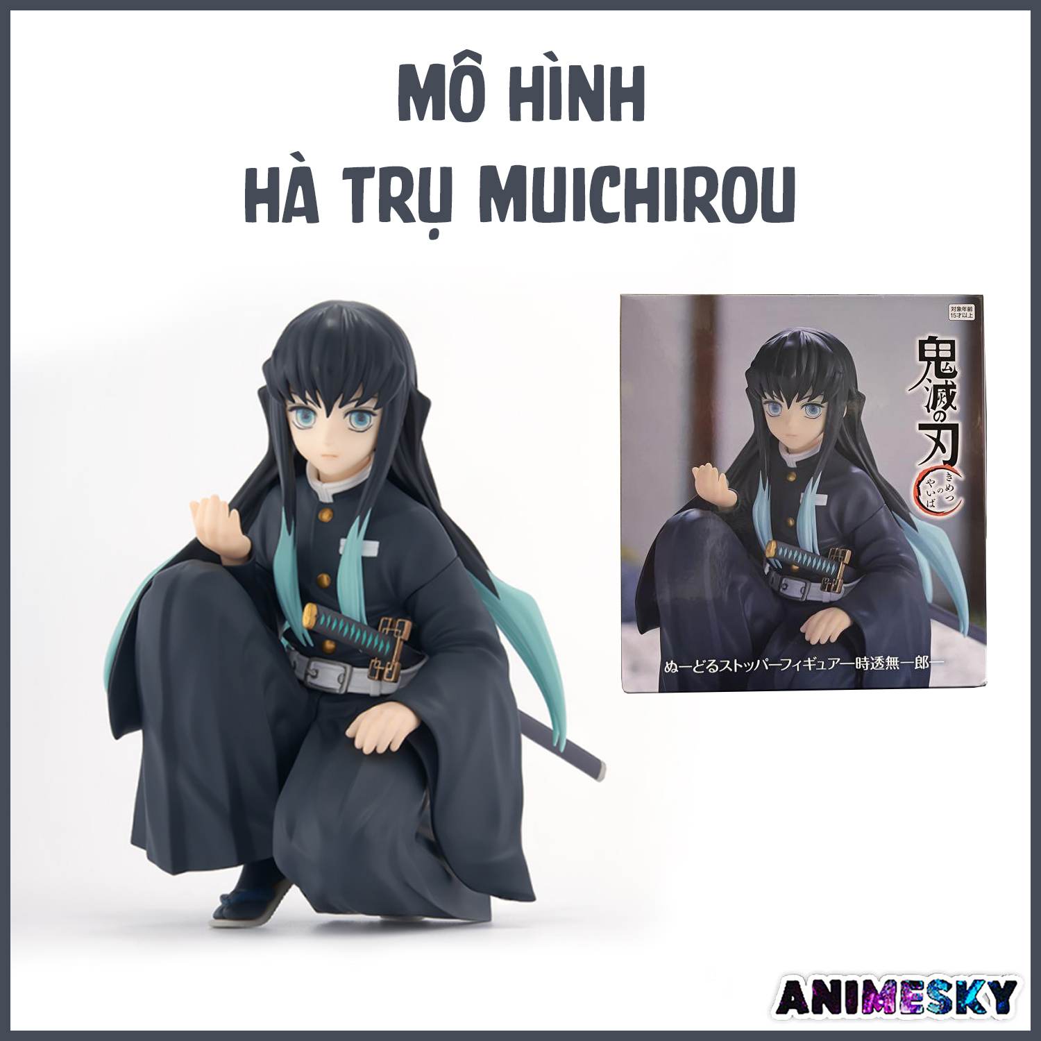 Mô hình Hà trụ tokito muichiro bật ấn cực chiến  Kimetsu no yaiba figure  chính hãng bandai  Shopee Việt Nam