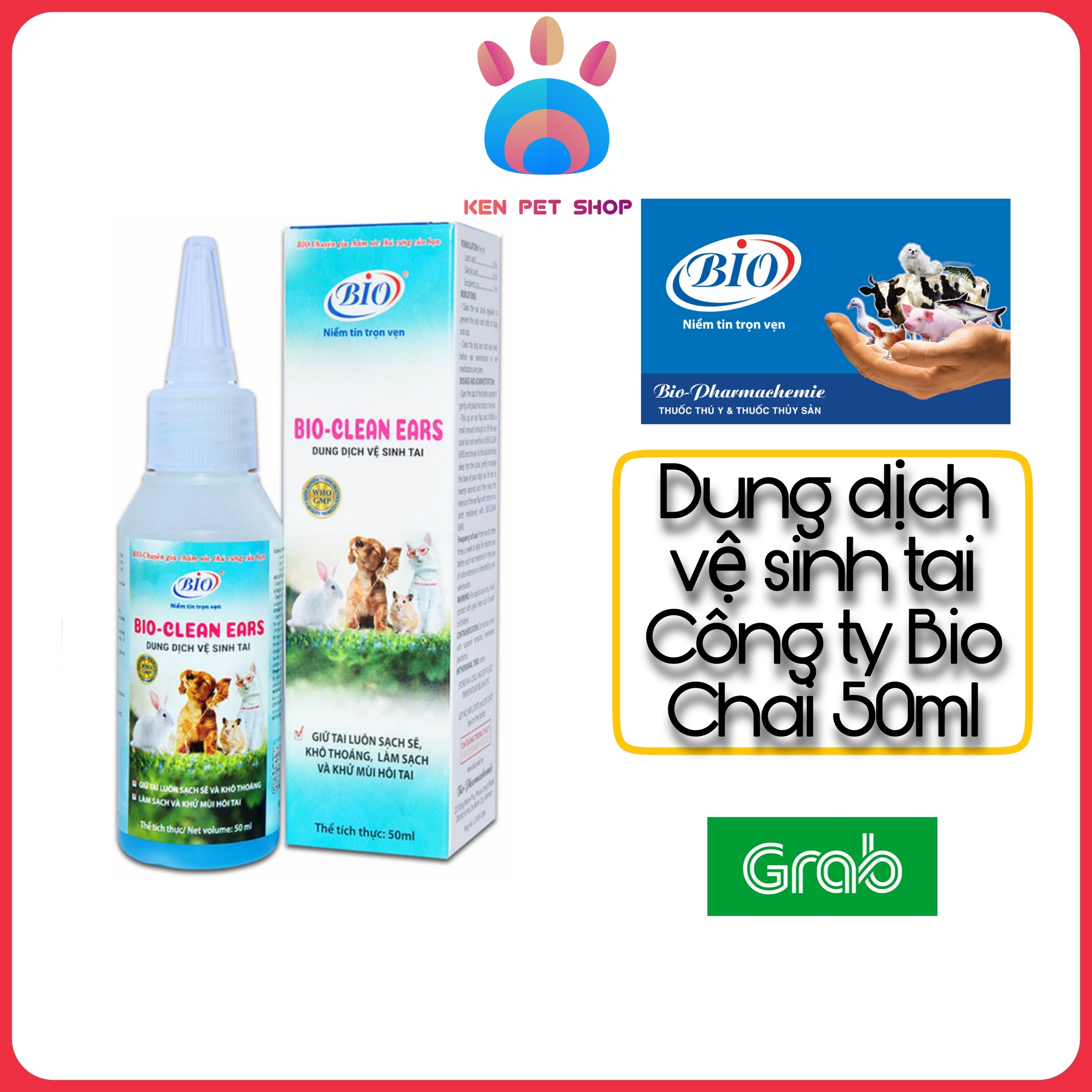 Dung dịch vệ sinh tai thú cưng