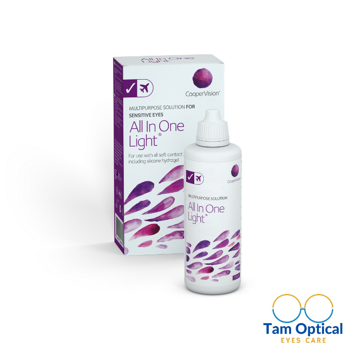 Dung dịch rửa và ngâm kính áp tròng solution All In One Light CooperVision