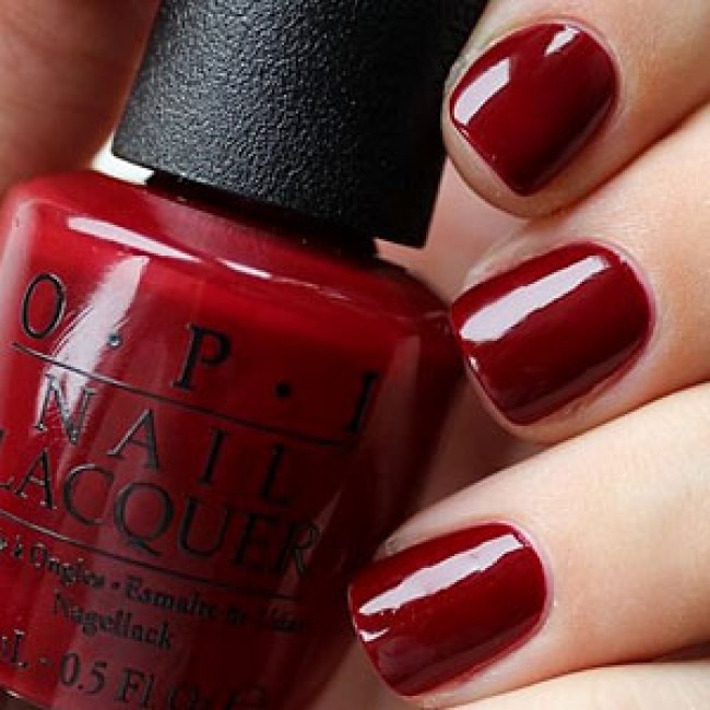 SƠN MÓNG TAY OPI NẮP ĐEN LOẠI 1 - MÀU ĐỎ ĐÔ