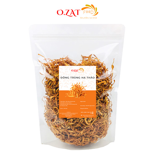 Giá sỉ Đông trùng hạ thảo sợi sấy khô O.ZAT Food 500g, 1kg pha trà, nấu chè dưỡng nhan