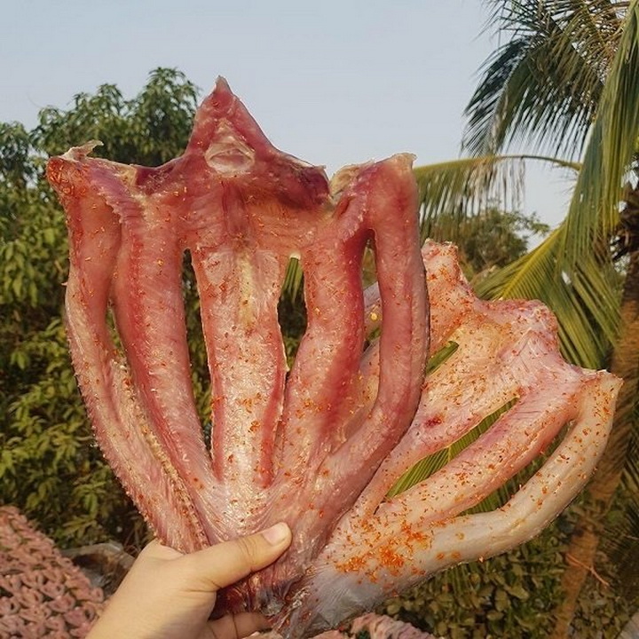 Cá lóc phơi khô, khô cá lóc đặc sản miền tây thơm ngon tự nhiên, đóng gói hút chân không túi 500gram 5 Nắng