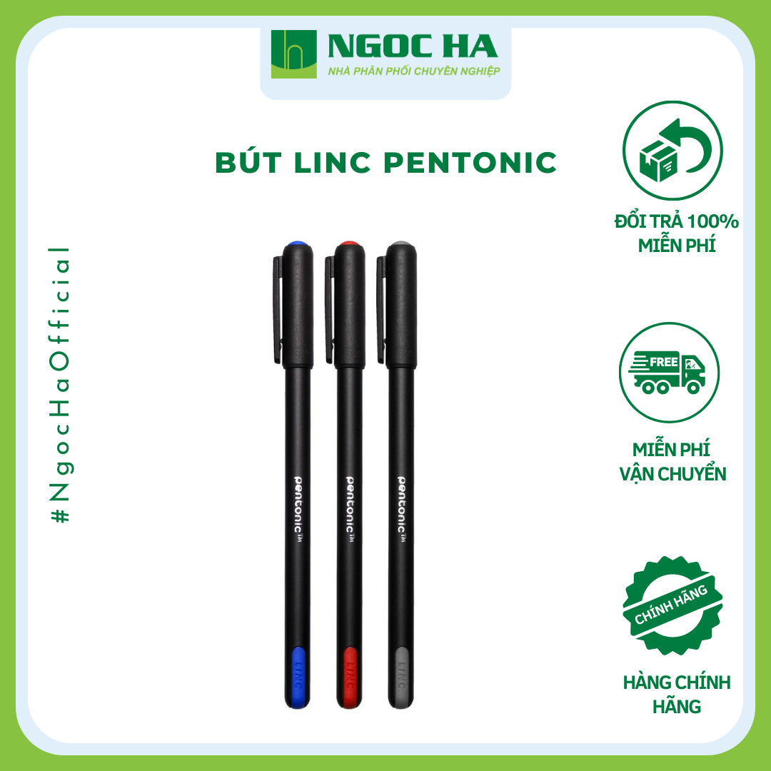 Bút bi náp gài Linc Pentonic