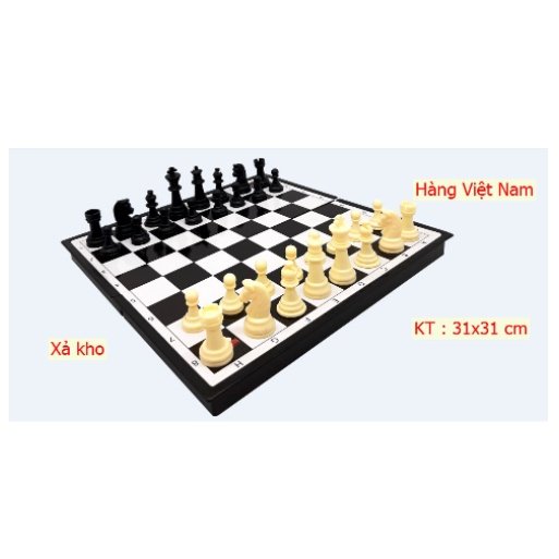 Bộ cờ vua nam châm cao cấp, bộ đồ chơi phát triển trí tuệ, cờ vua có bàn cờ