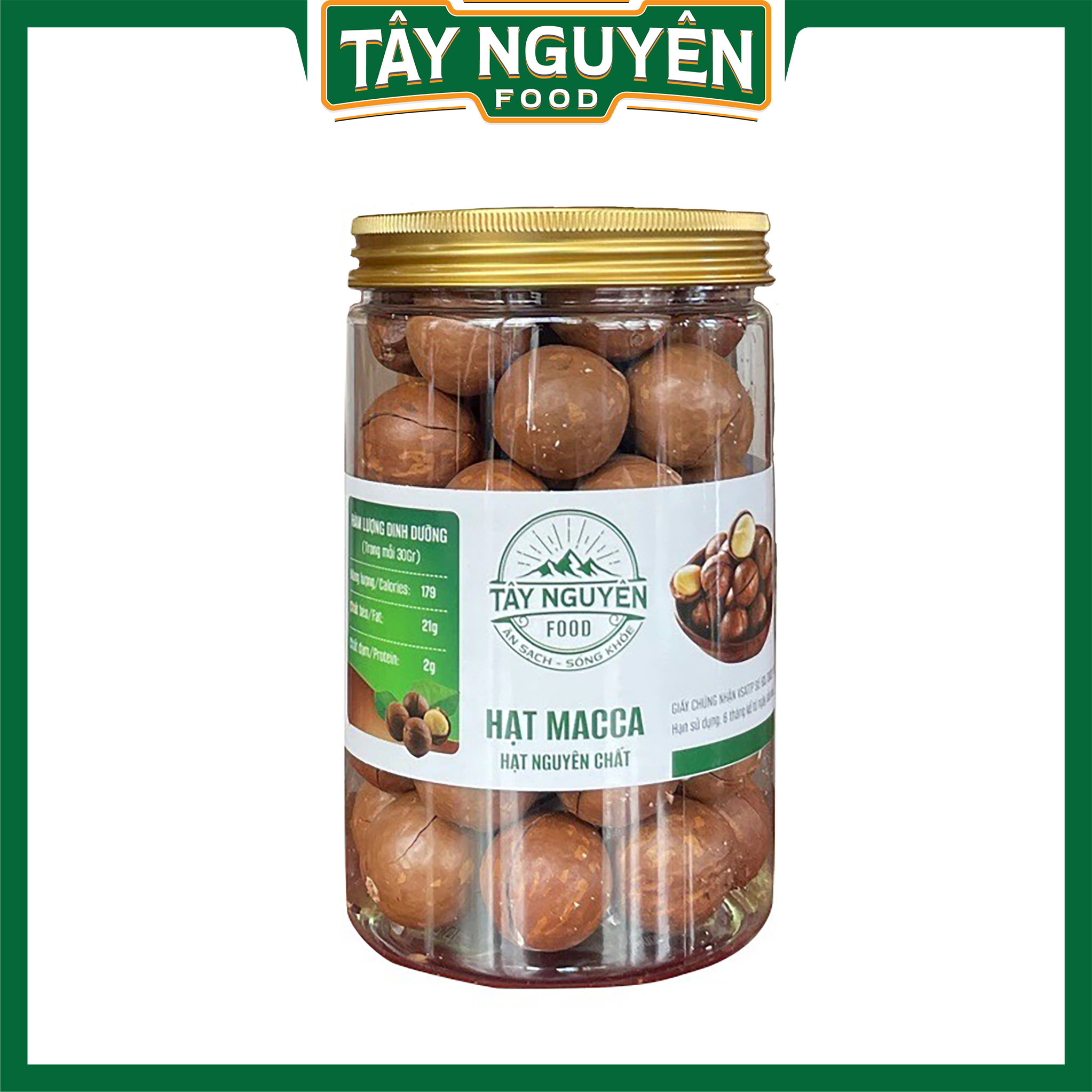 Hạt Macca tự nhiên nguyên vỏ 500Gr