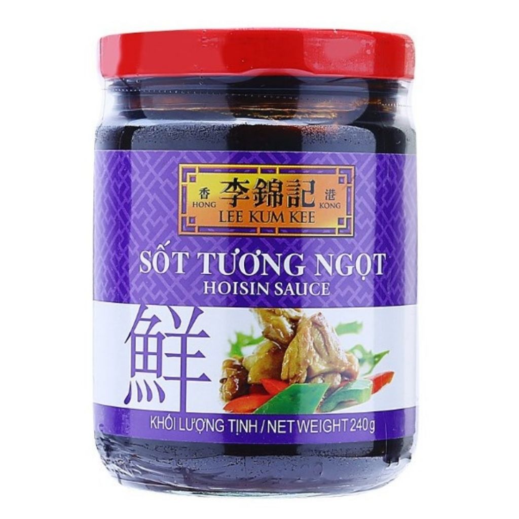 Sốt Tương Ngọt Lee Kum Kee 240gr/ Xốt Xào Hải Sản Chua Ngọt/ Lee Kum Kee Hoisin Sauce - Nhập Khẩu Hồng Kong (Lốc 12 Hũ)