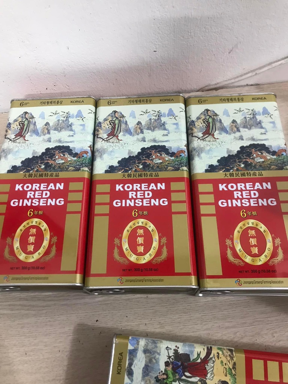 Hồng Sâm Củ Khô Hộp Thiếc Joongang-Hộp 150gr