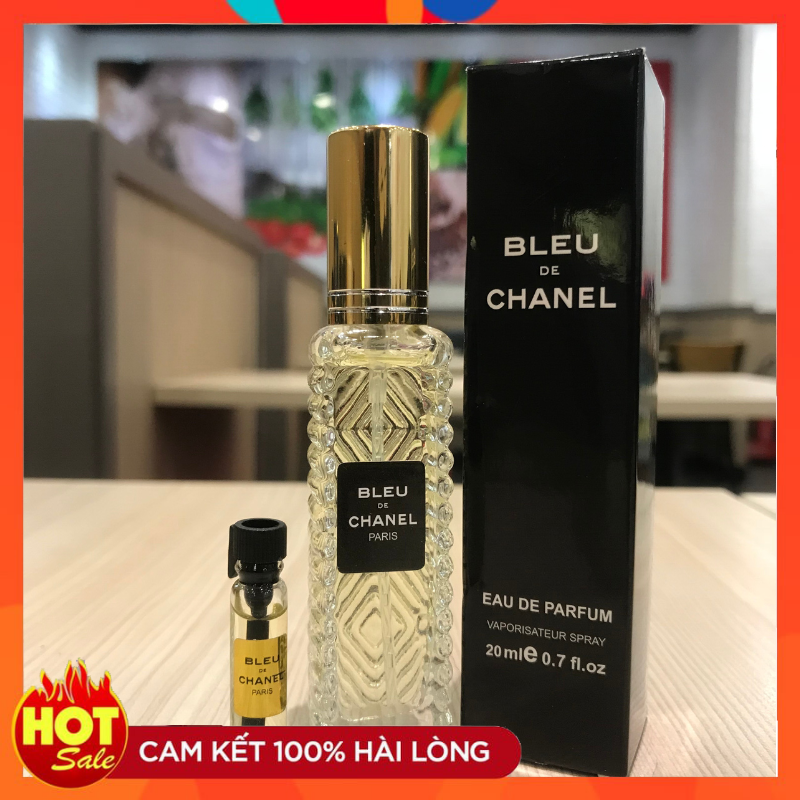 Nước Hoa mini BIeu De ChaneI 6D 20ml Thơm Lâu 12h Hương Thơm Sang Trọng, Nam Tính