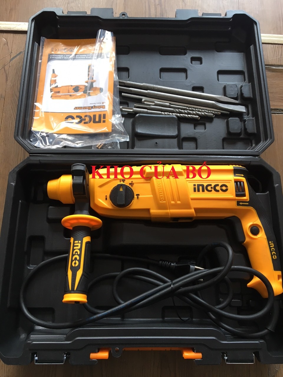 Máy khoan đục 3 chức 800w ingco rgh9028