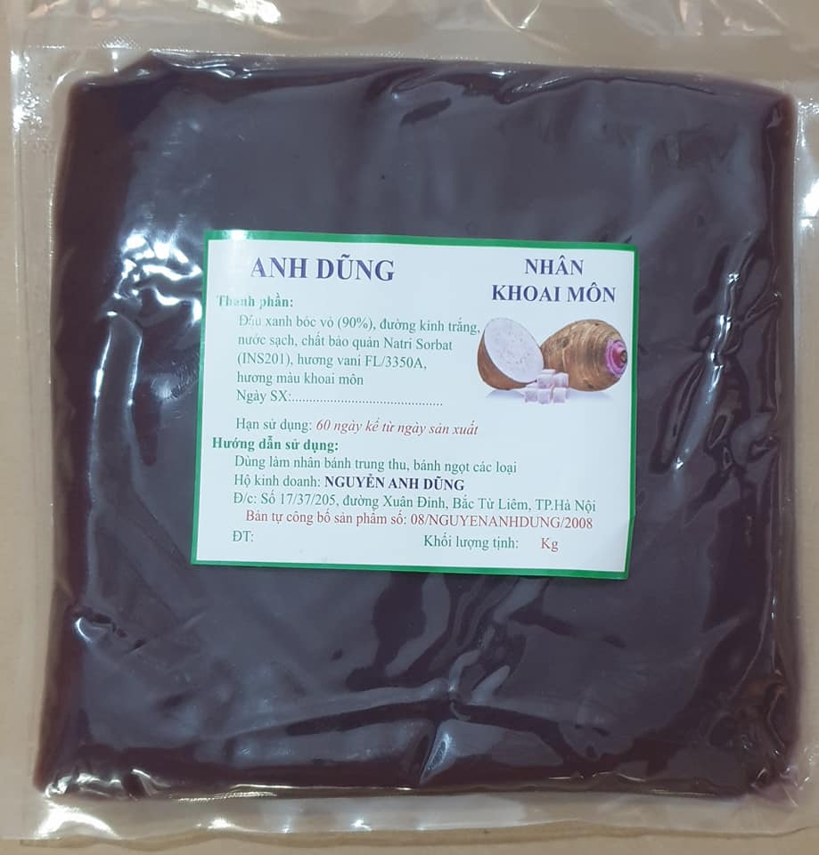 Nhân bánh trung thu khoai môn combo 3kg