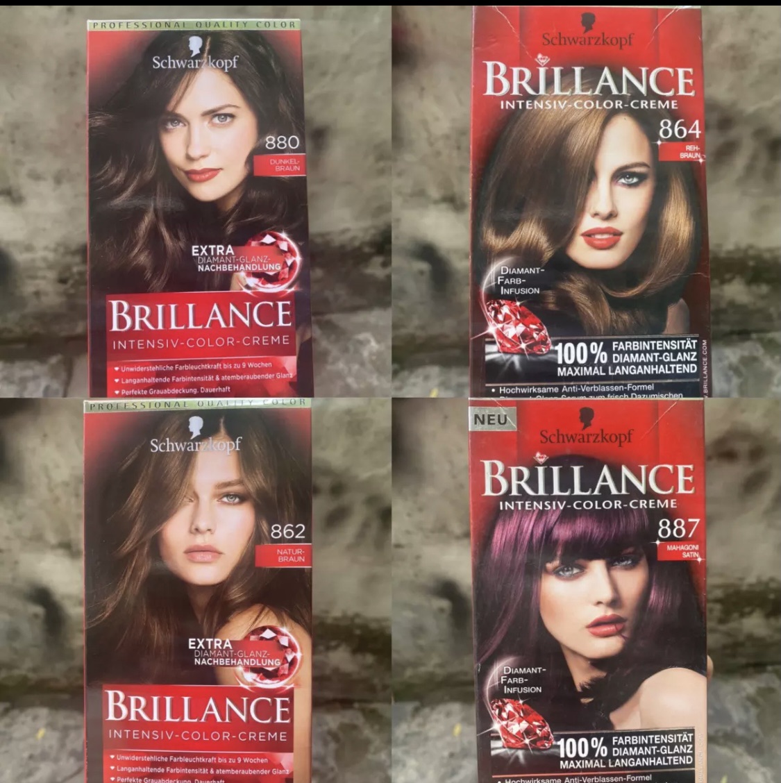 Thuốc nhuộm ăn bạc Schwarzkopf Brillance. Made in Germany.