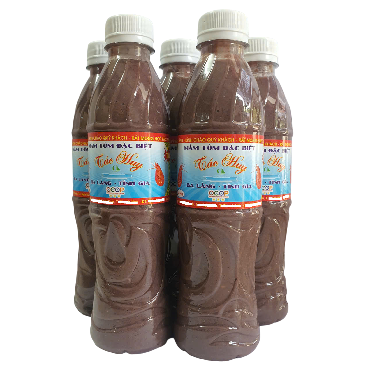 Combo 5 chai Mắm tôm Ba Làng Thanh Hóa 500g loại ngon