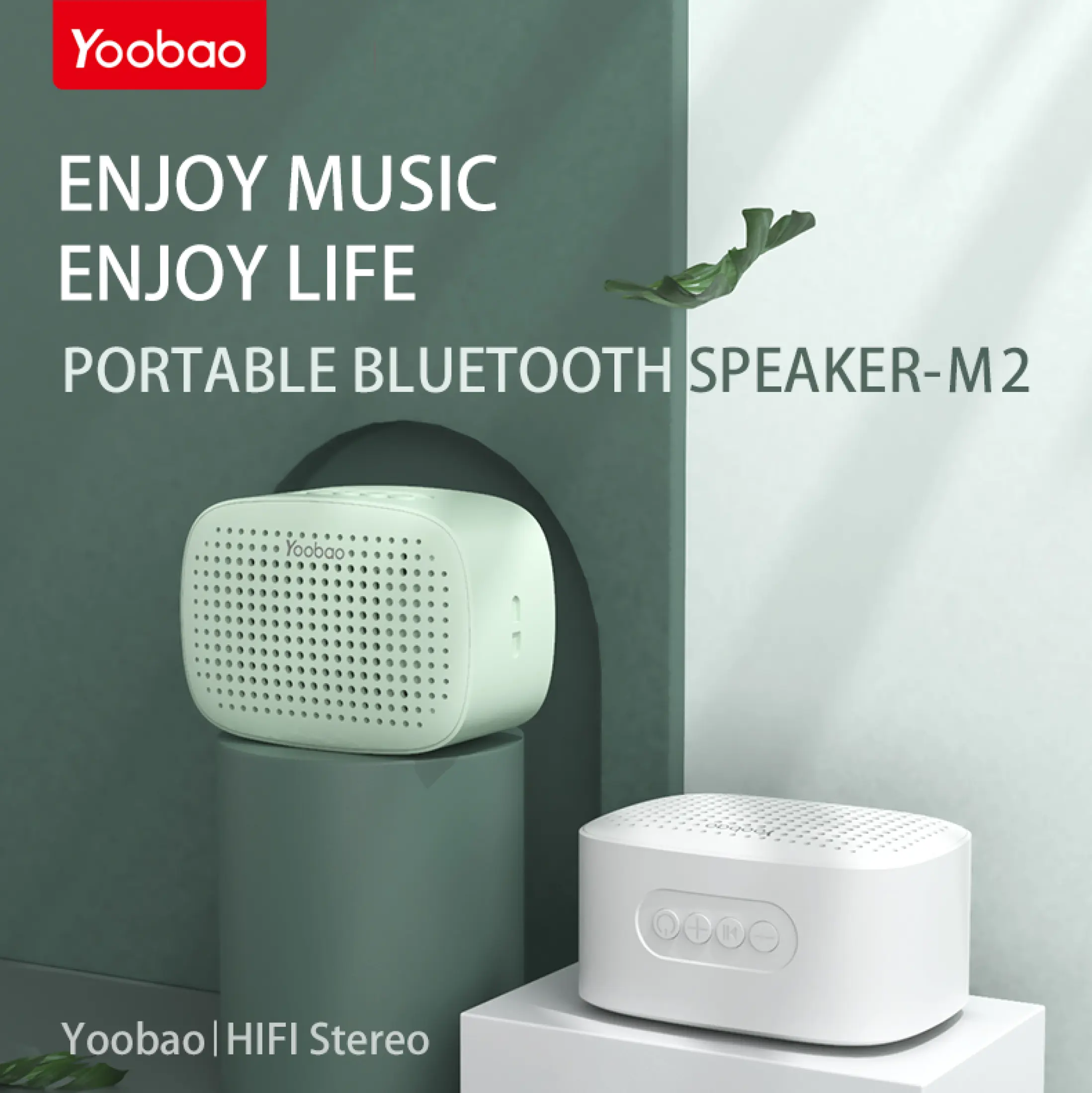 Loa Bluetooth 5.0 mini Yoobao M2 hỗ trợ TWS công suất 3W pin 12 giờ