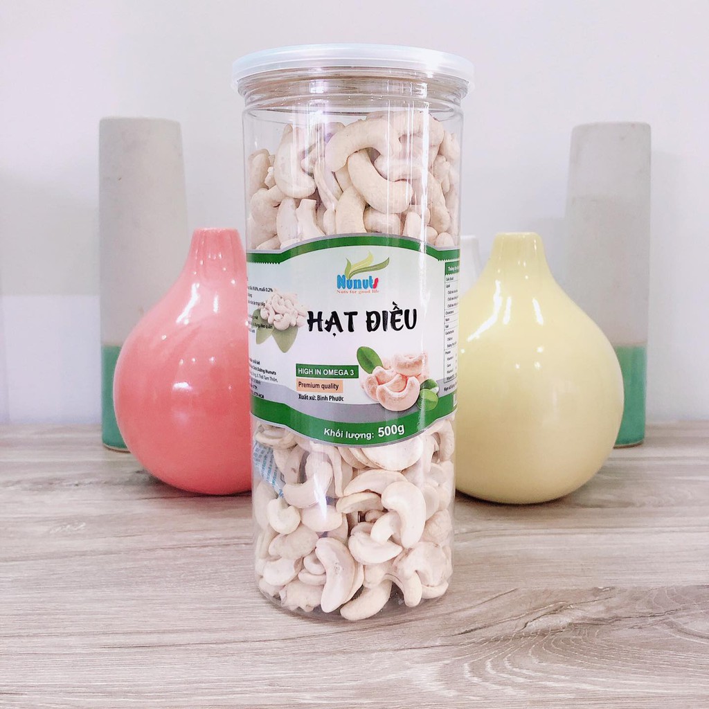 Nhân hạt điều sống làm sữa nunuts - hạt dinh dưỡng, không tẩm ướp, không chất bảo quản - nguyên liệu làm sữa hạt