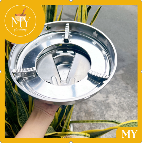 Bếp cồn inox chắn gió CHERRY - tiệu lợi dã ngoại