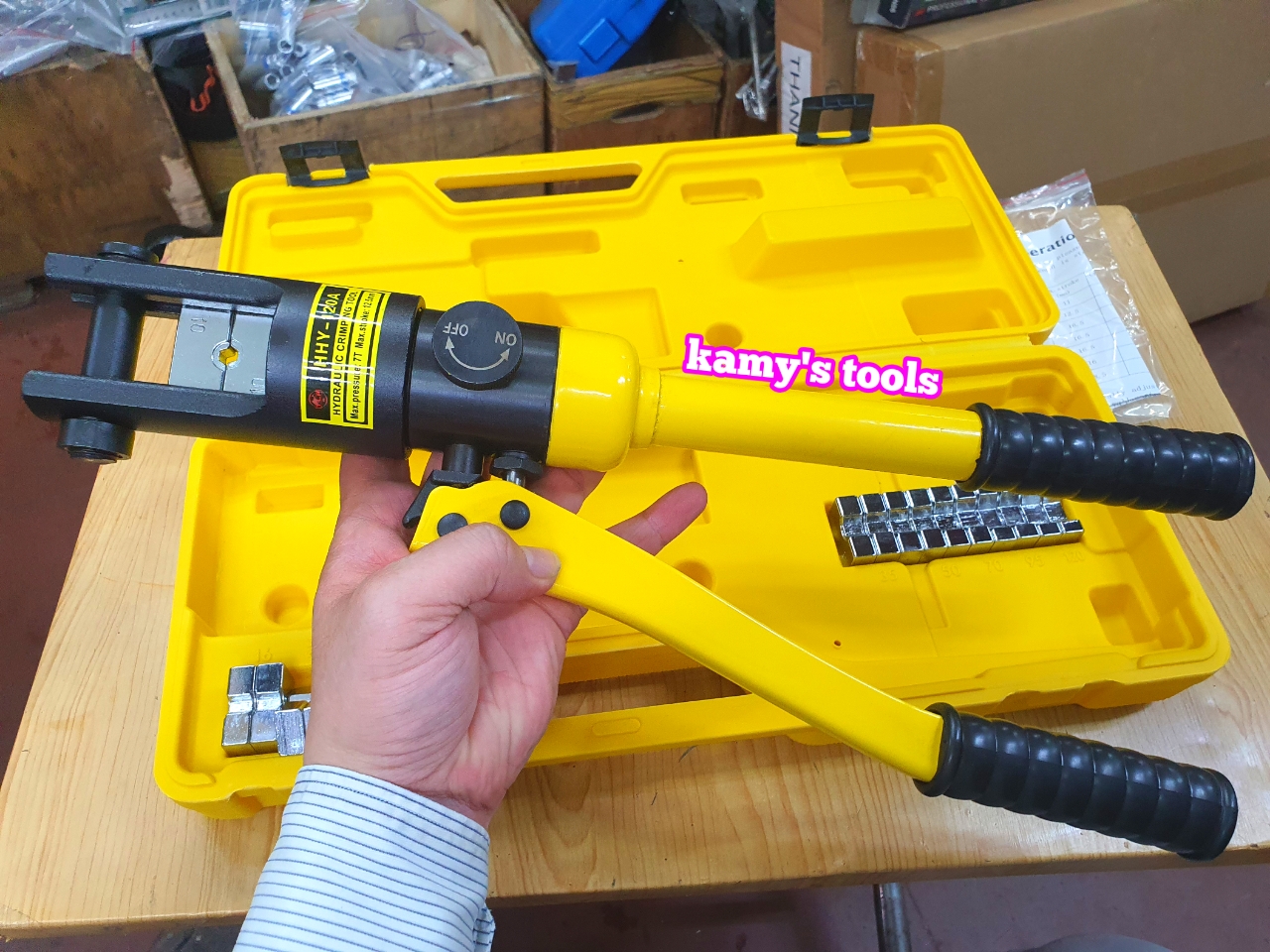 Kìm Ép Cos Thủy Lực Hhy-120a 10mm2-120mm2