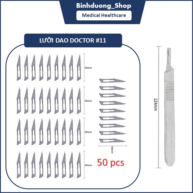 Cán dao mổ y tế số 3
