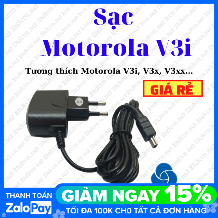 Sạc cho điện thoại Motorola V3i giá rẻ - Sạc Mini USB (Tương thích V3i, V3x, V3xx)