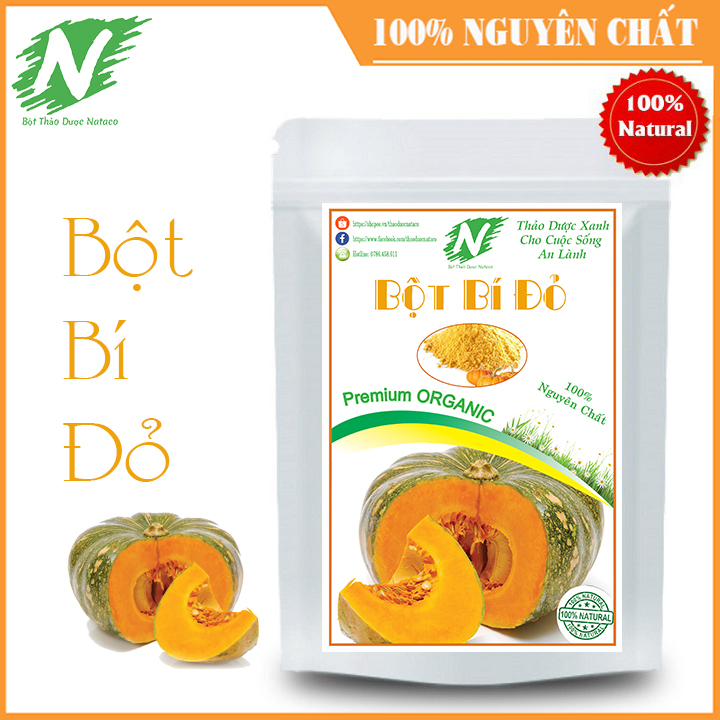 [HCM]Bột Bí Đỏ 100g (tạo màu ăn dặm làm bánh)