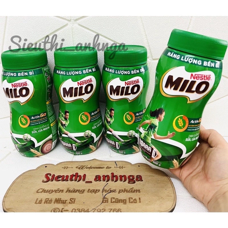 Thức uống lúa mạch milo nestle lọ 400g