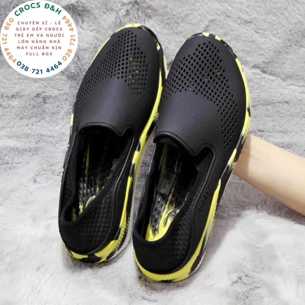 Giày dép crocs - giày lười nhựa crocs literide pacer 360 slip on cho nam, chống thấm nước, chống trơn trượt, chống hôi chân, hàng nhà máy xuất xịn, đầy đủ hộp hoặc túi crocs
