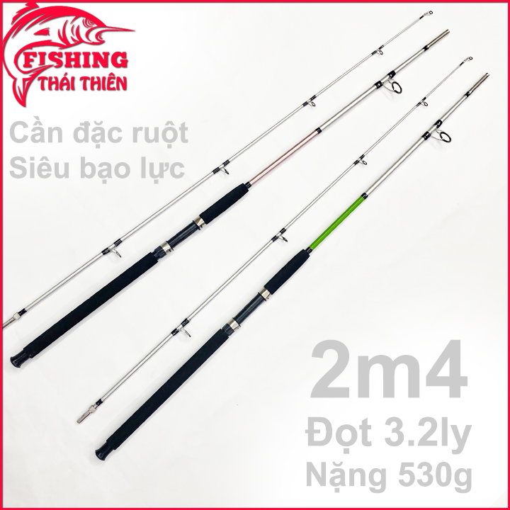 Cần câu 2 khúc đặc màu Coastline Parkour 2m4