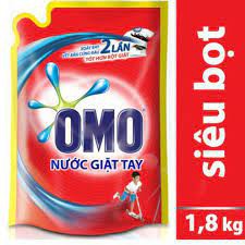 Nước giặt omo siêu bọt 1.8kg