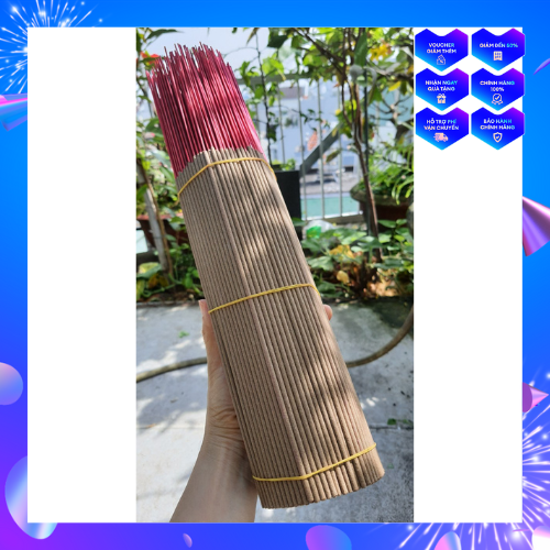 (1kg-600 cây) Nhang trầm hương sạch 40cm giá rẻ, ít khói,100% tự nhiên