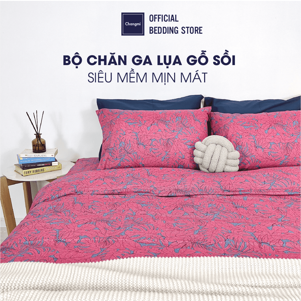 Bộ chăn ga Changmi Bedding 100% lụa siêu mềm Micro Modal - 5 món
