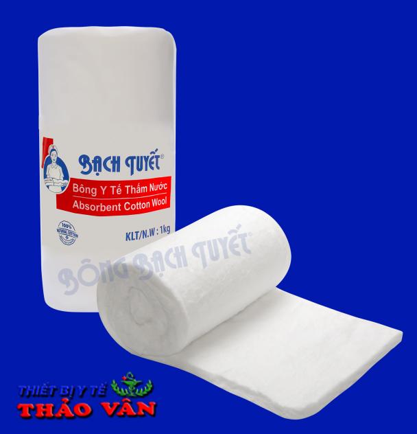 Bông y tế bạch tuyết 1kg