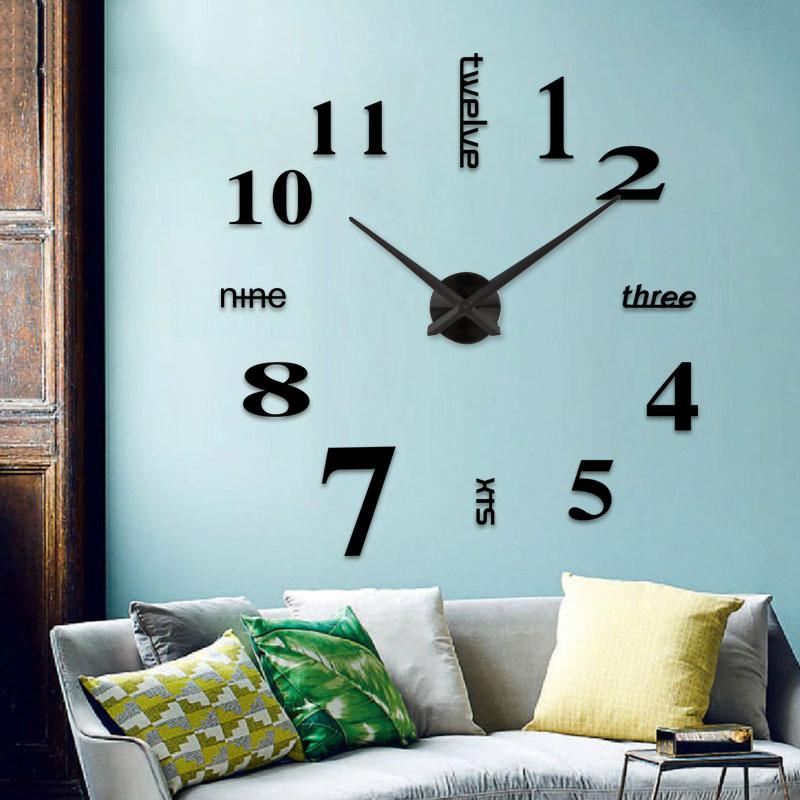 Đồng hồ dán tường tự tạo diy v.3