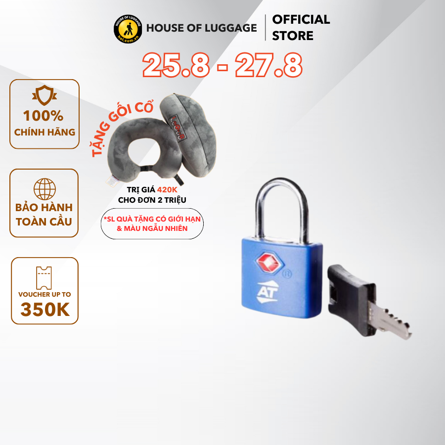 Ổ khóa vali tsa travel accessories american tourister - mỹ