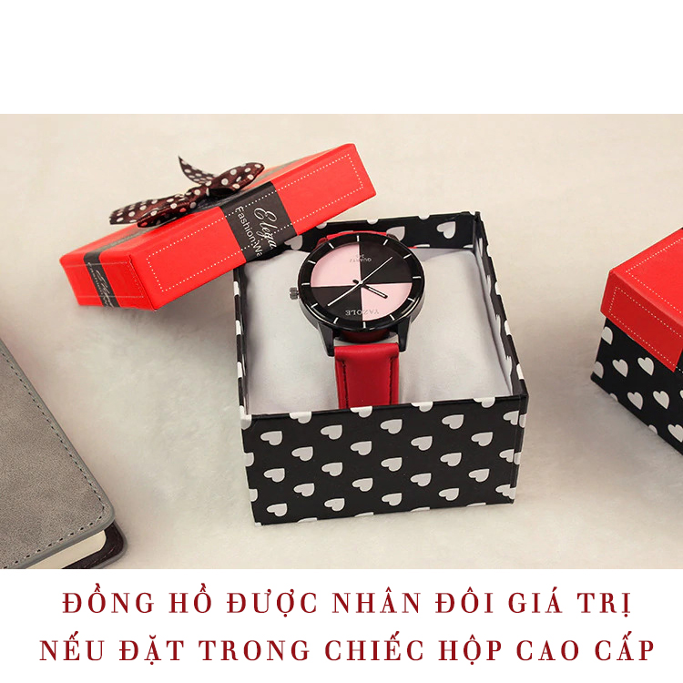 Hộp Đồng Hồ Thắc Nơ Làm quà tặng Cao Cấp 6