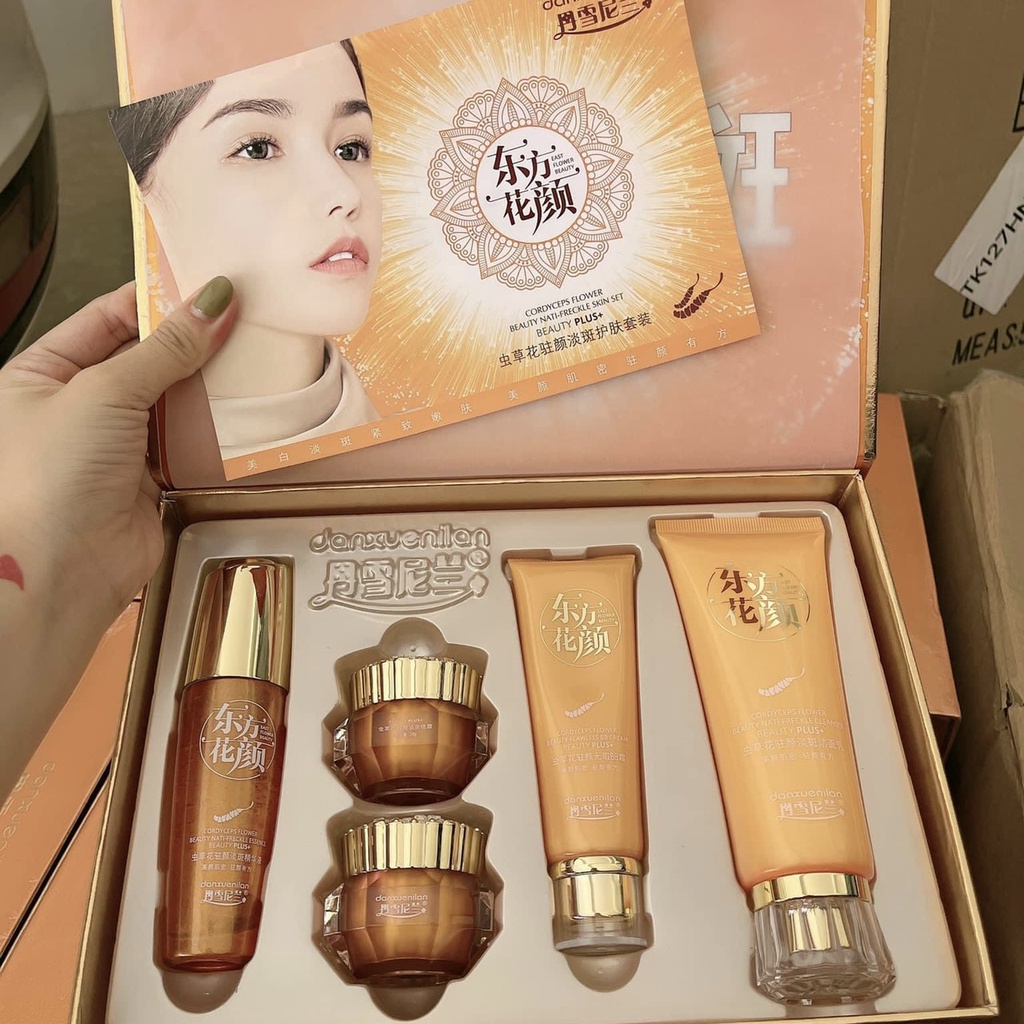 (Mẫu Vip) Bộ Dưỡng Da Hoàng Cung Cam Vip Dành Cho Da Nám Nặng Tàn Nhang Lâu Năm