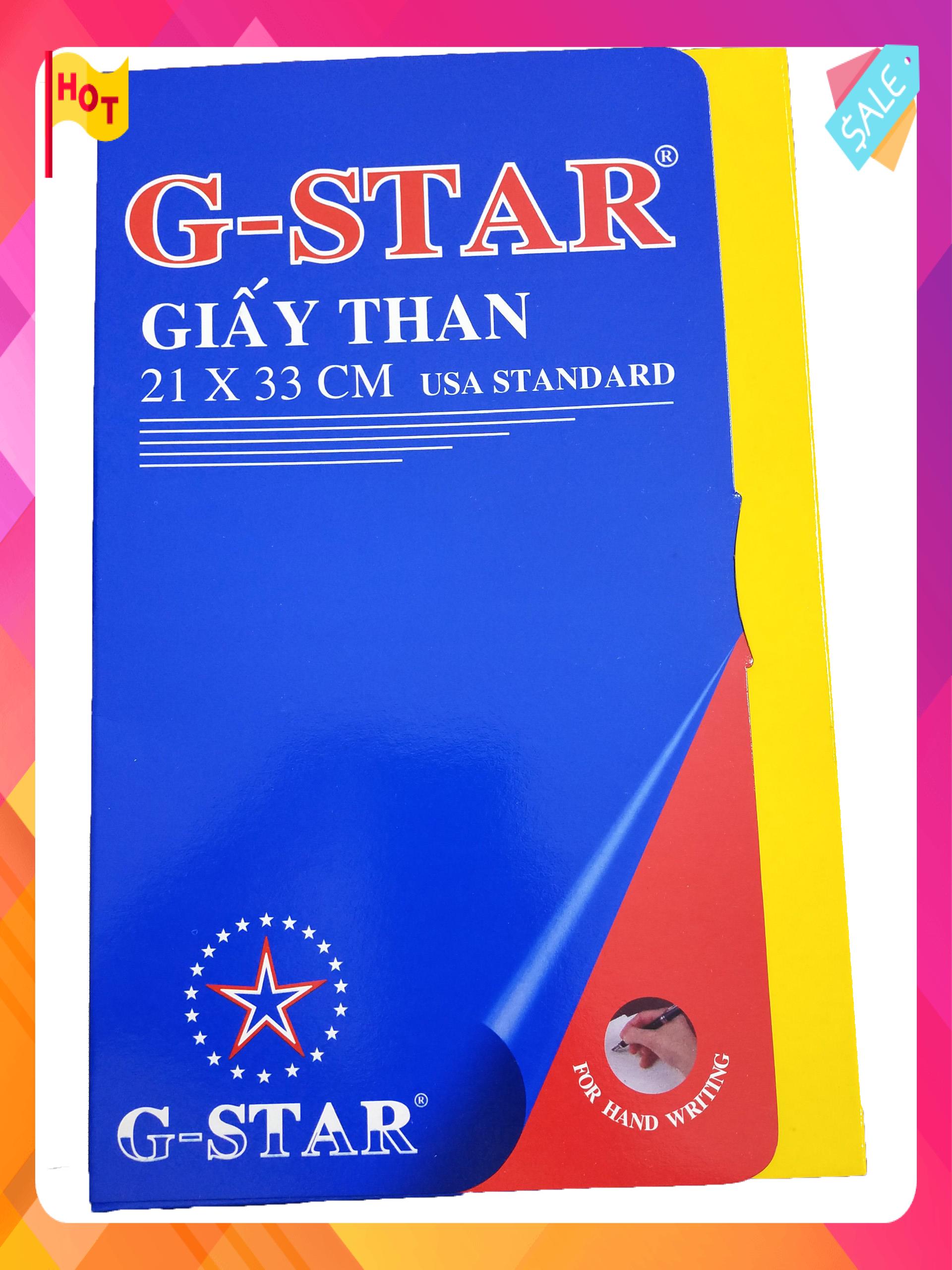 Giấy than Gstar  - 100 tờ/hộp - Giấy than Ngôi Sao Chính Hãng