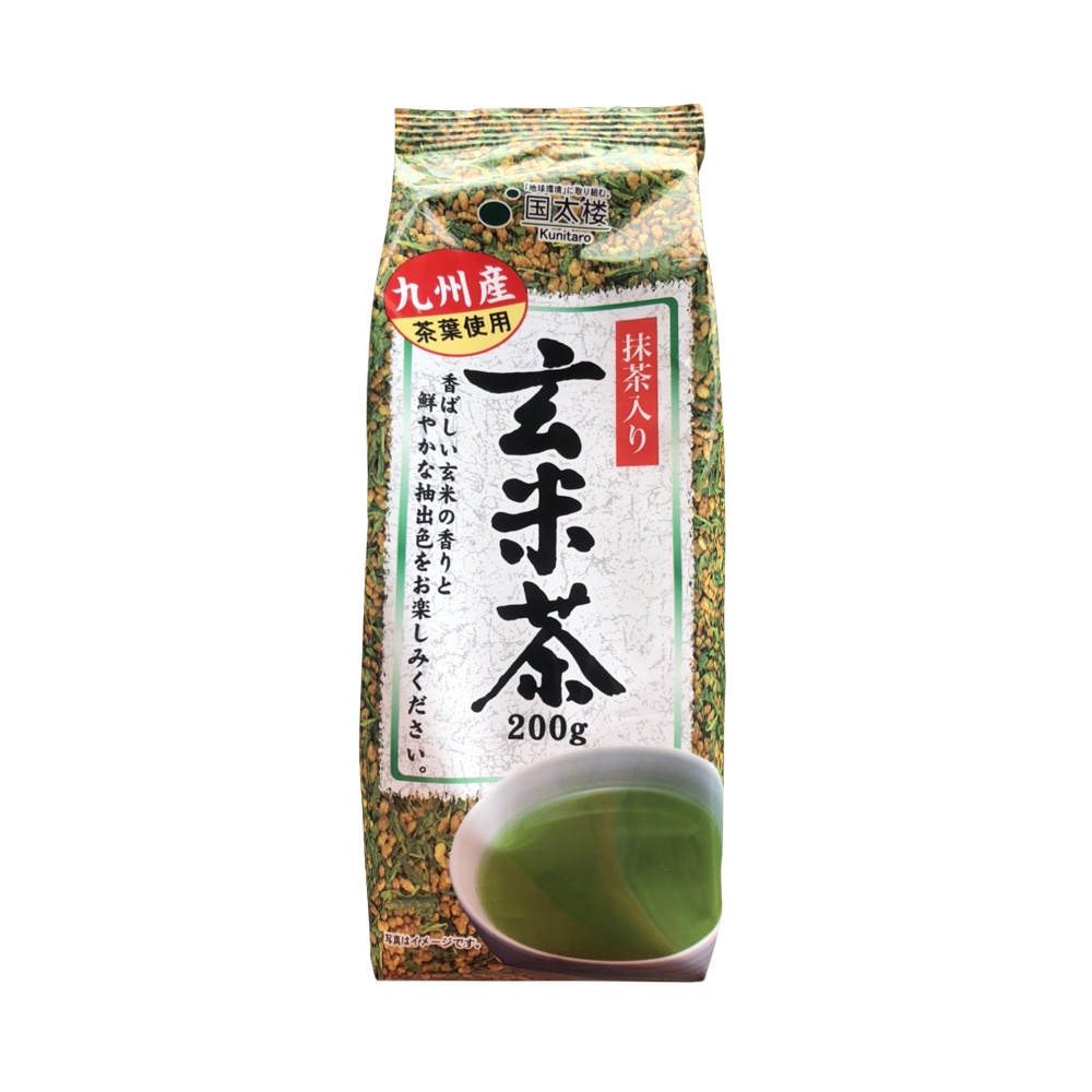 Trà xanh gạo lứt rang Kunitaro Nhật Bản 200g