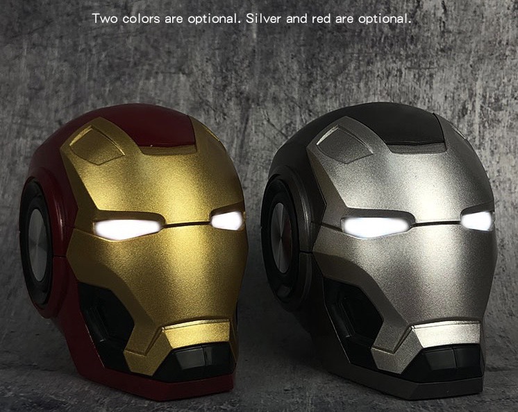 Loa Bluetooth Marvel Iron Man mini di động cao cấp tặng kèm dây sạc 20W
