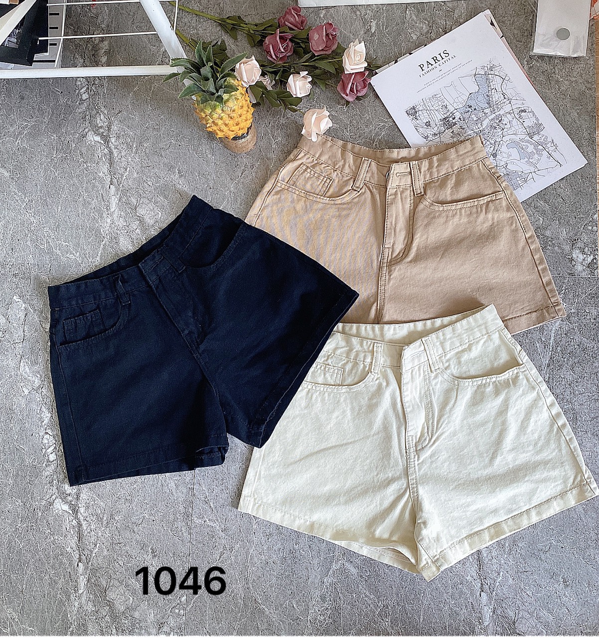 [HCM]Quần Short Kaki Nữ Bigsize Size Nhỏ đến Lớn S đên 35 MS 1046 4 màu siêu đẹp - TCshopjeans TCjeans