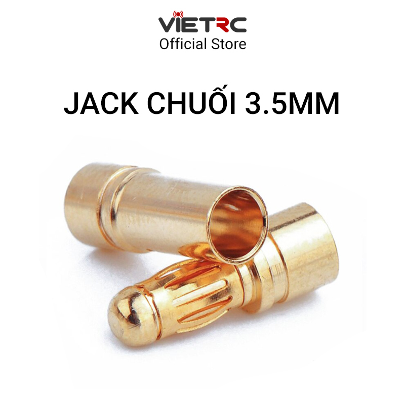 Jack chuối 3.5mm cho tàu, xe, máy bay điều khiển từ xa