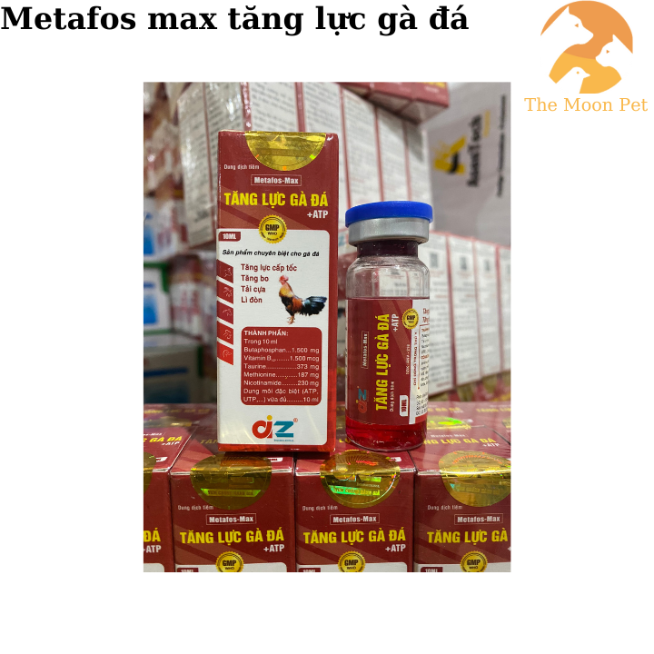 Metafos max [10 ml] Tăng Lực gà đá cấp tốc chuyên biệt gà đá
