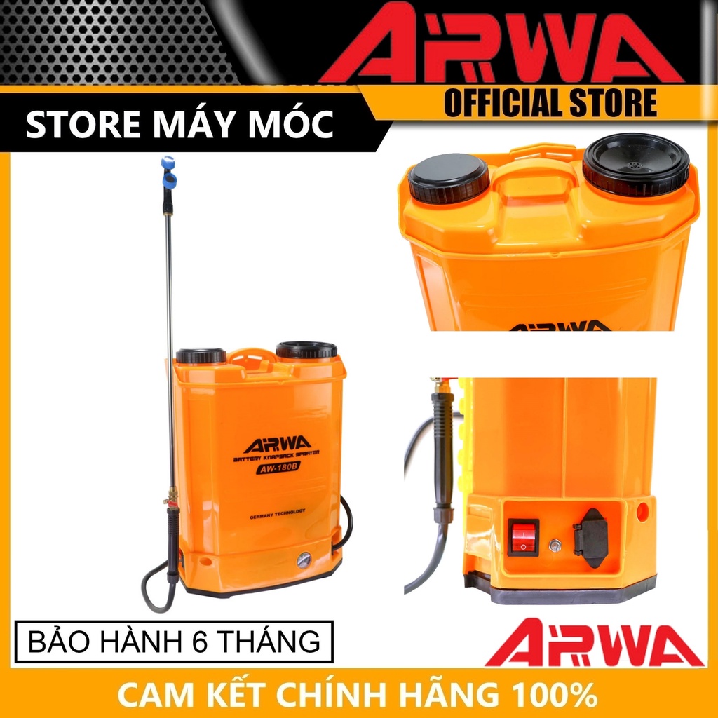 BÌNH XỊT THUỐC SÂU 18L ARWA AW-180B - HÀNG CHÍNH HÃNG