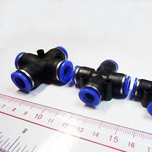 5 Đầu nối hơi khí nén chia 4 PZA 4 6 8 10 12mm (5 sản phẩm)